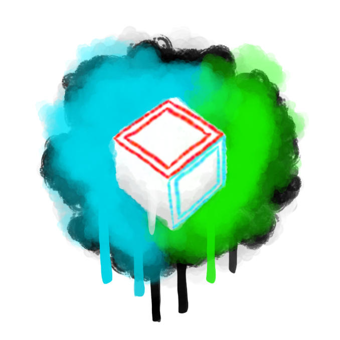 Cube Spraypaint by Homeden on DeviantArt