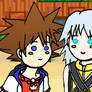 Sora and Riku X3