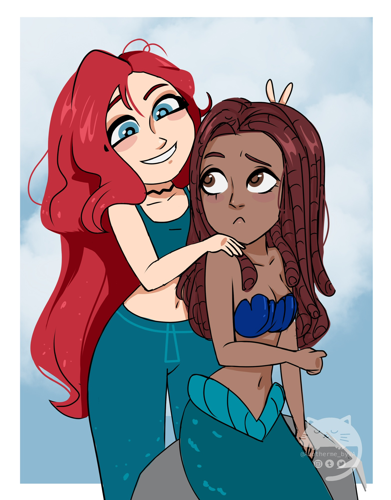 The little mermaids by AnothermebyVAA on DeviantArt
