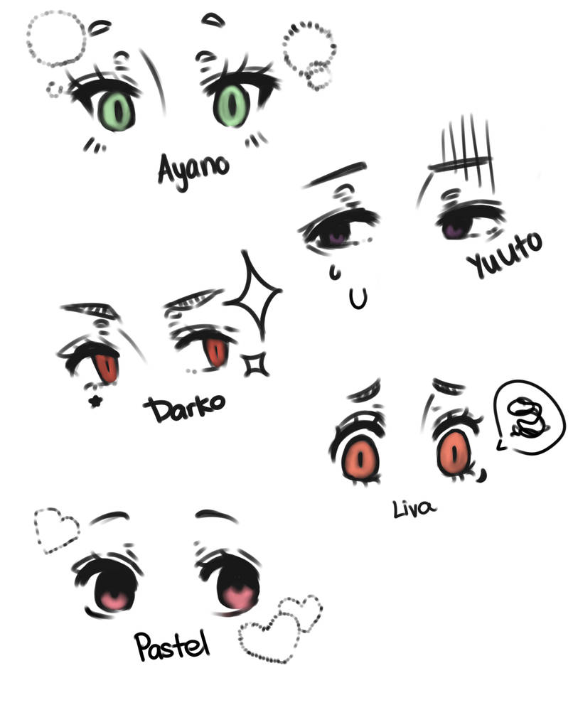Oc Eye Types OC's eyes by ayachiiin on DeviantArt