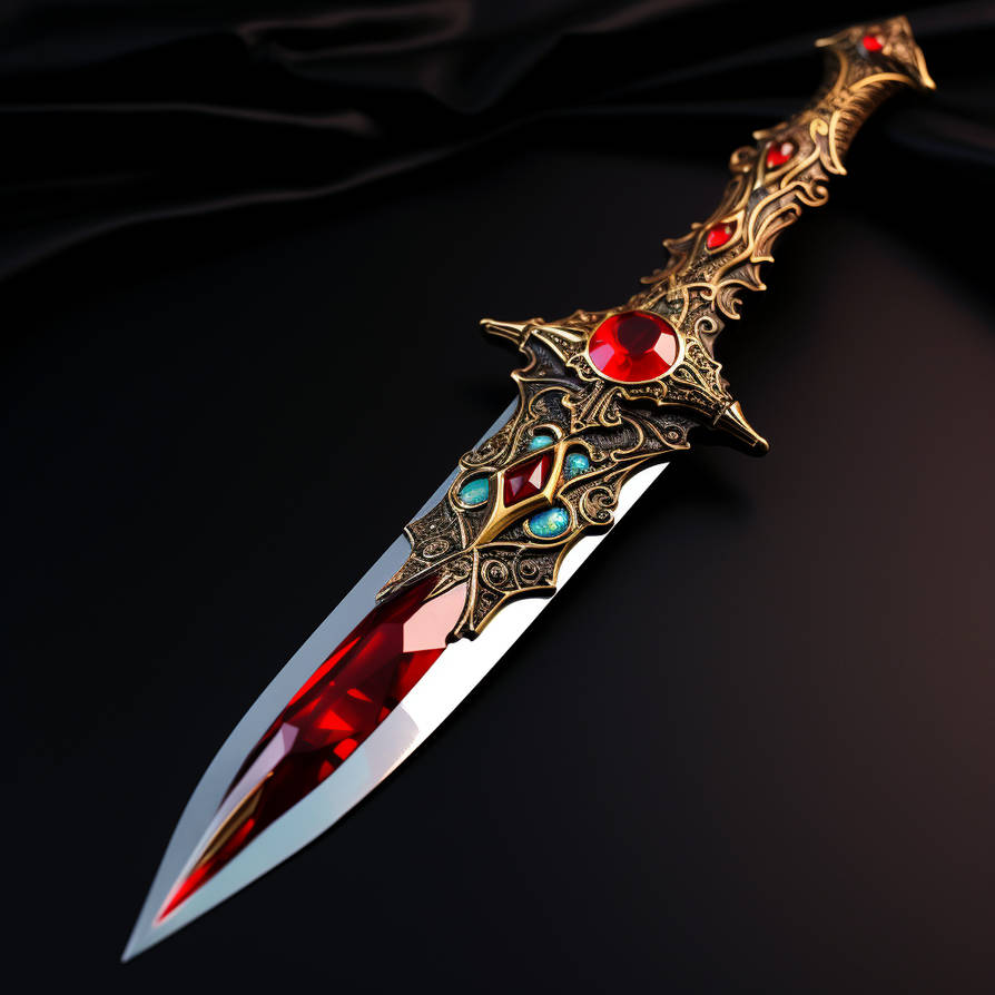 Ruby red Dagger by KamelKadri on DeviantArt