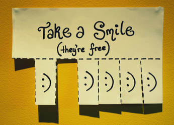 take a smile.
