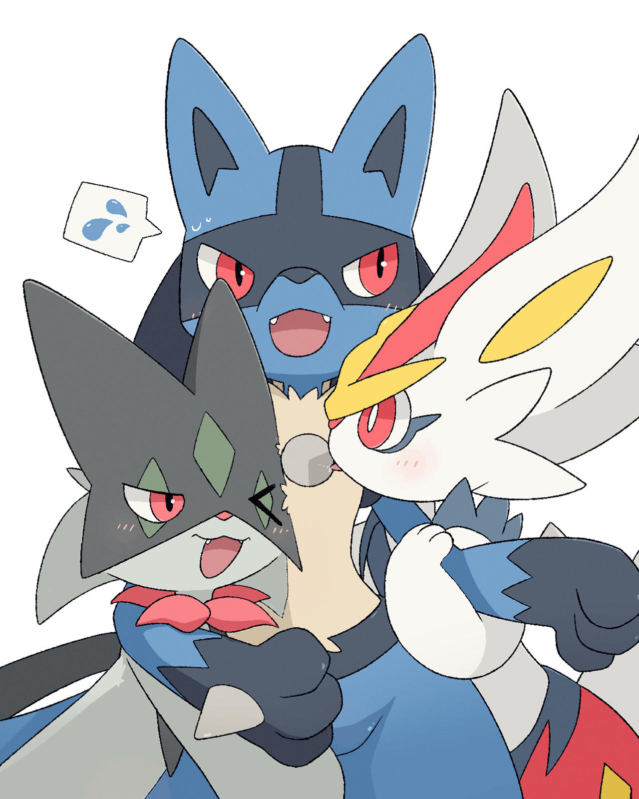 Lucario Meowscarada And Cinderace By Omynoh On DeviantArt lucario-meowscarada-and-cinderace-by-omynoh-on-deviantart
