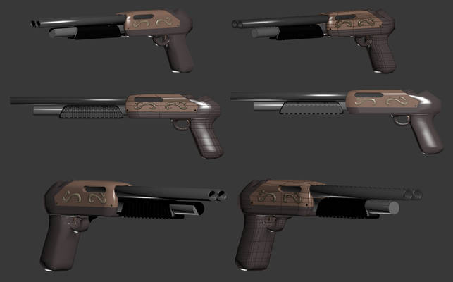 3D Shotgun Model