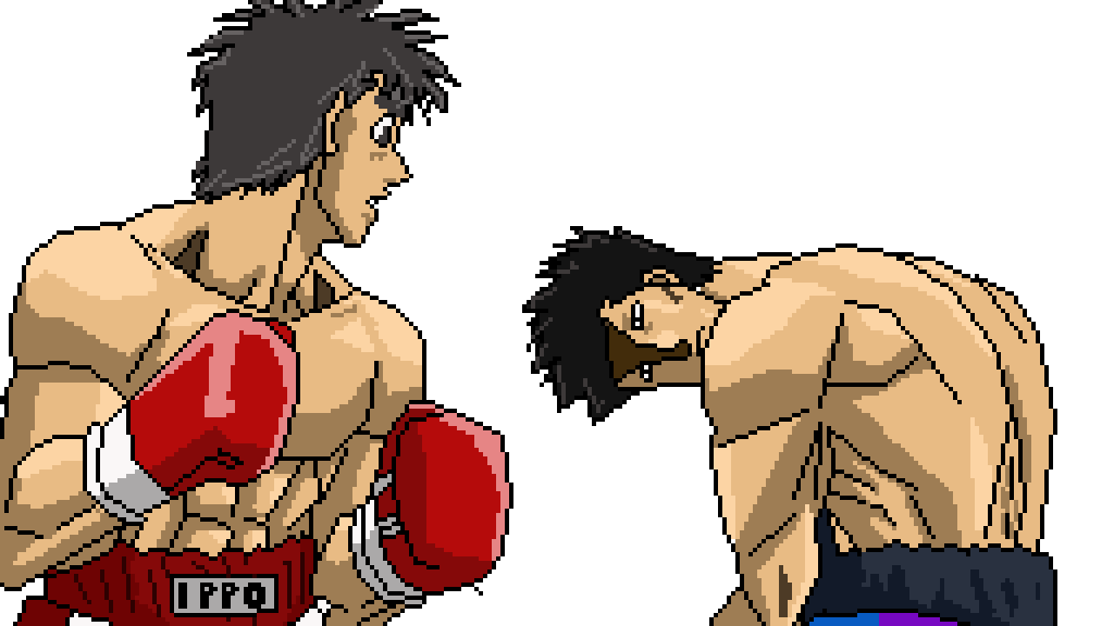 Ippo vs Sawamura by GuilhermeYamane on DeviantArt
