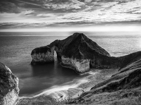 The Drinking Dinosaur Shaped Rock - Flamborough He