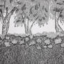 Four Quillay-tree peeking out
