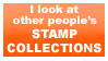 looking into collections stamp