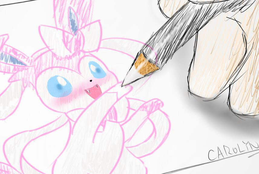 Drawing Sylveon