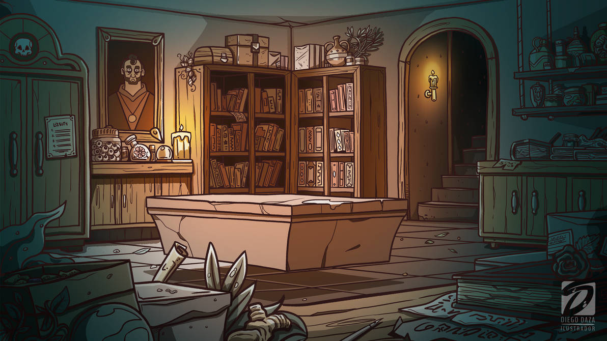 Whirled Room Deviantart Wizard Room by ddsalinasIlustrador on DeviantArt