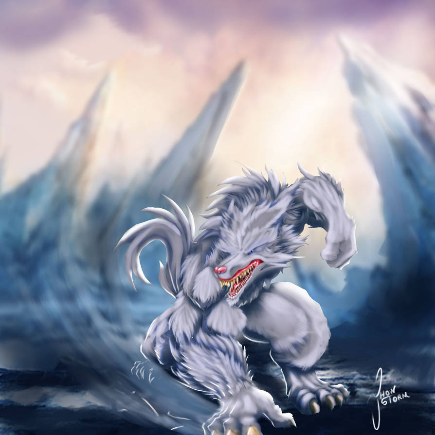 ice wolf by emilcabaltierra on DeviantArt