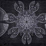 Grey fractal flower with dissected petals