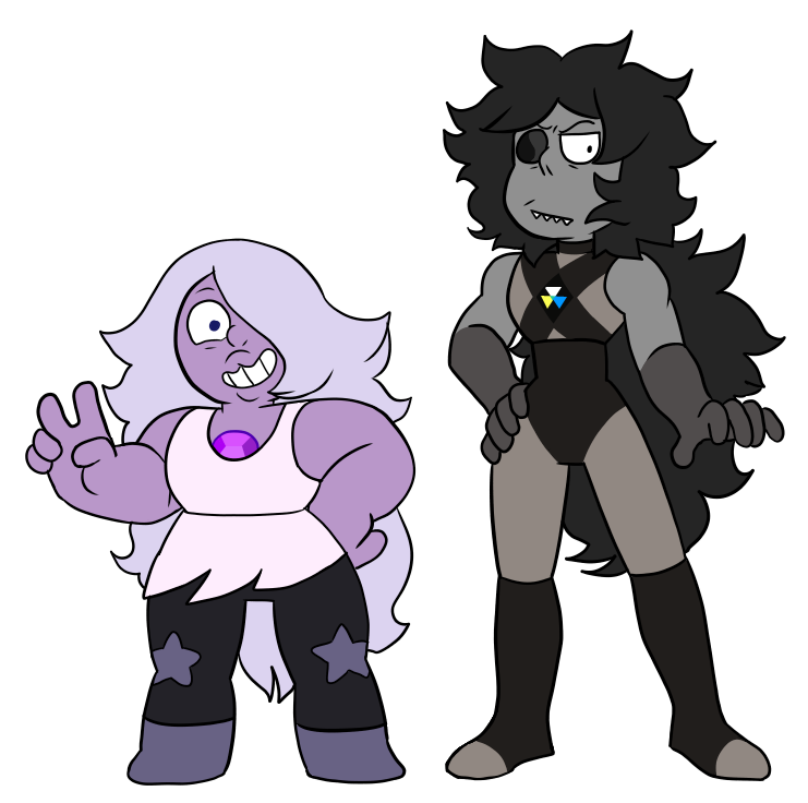 Amethyst and Onyx