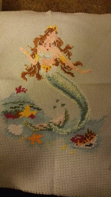 Mermaid Crossstitch