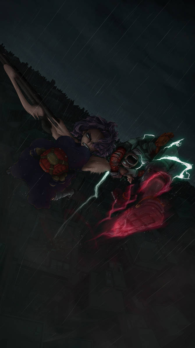 Deku Vs Lady Nagant chapter 314 Portrait Version by AlexGreenOleg on