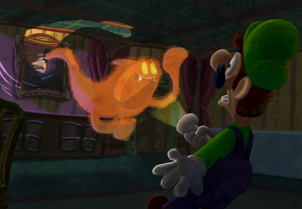 Luigi's Mansion - A ghost scares Luigi by DevinTheGamerYT on DeviantArt