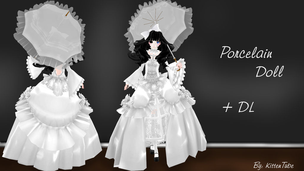 Porcelain Doll + DL [MMD] -Halloween Special-