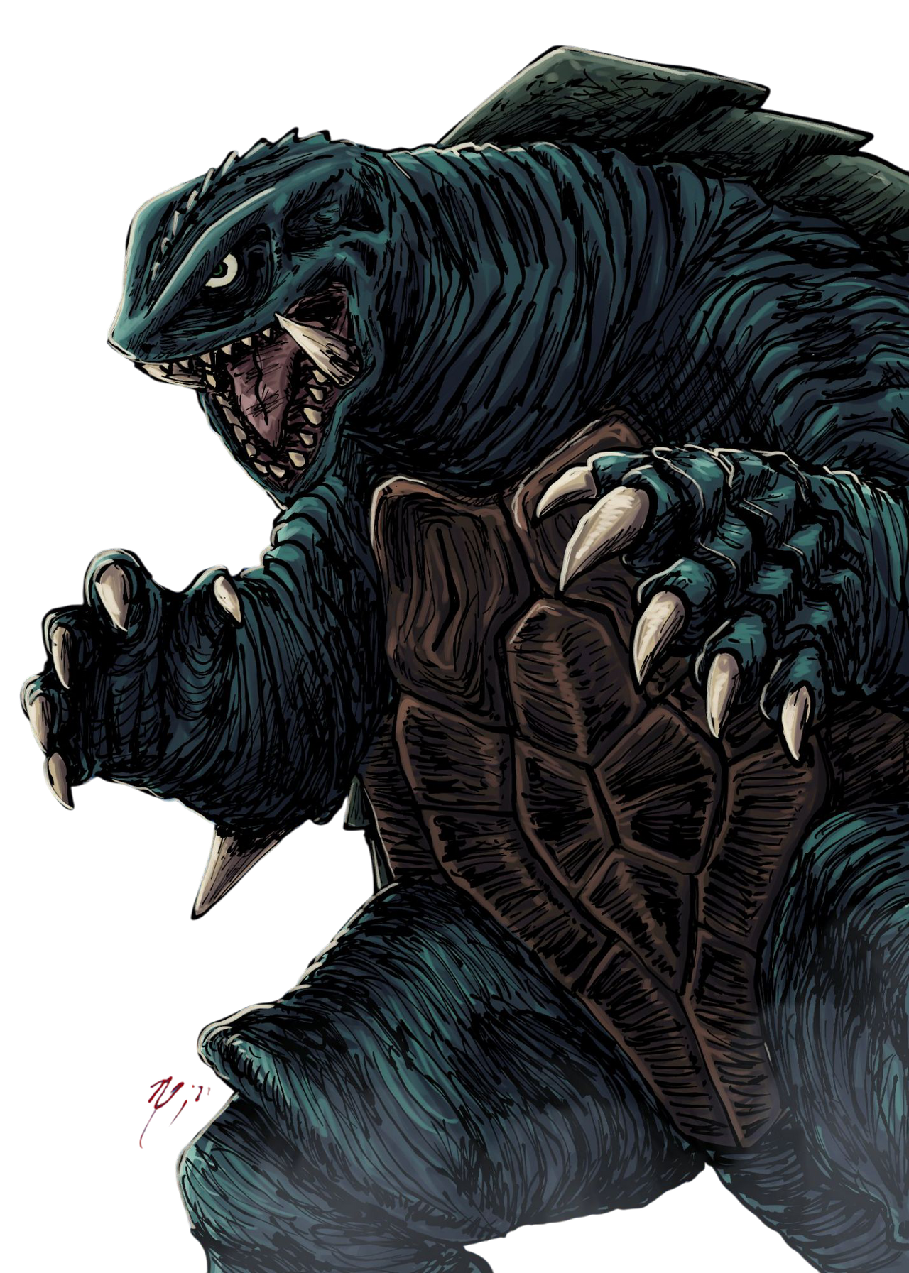 Gamera render by ScottishGoji on DeviantArt