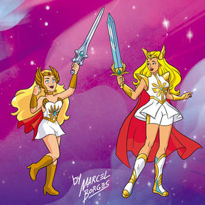 Yesterday's She-Ra and today's She-Ra