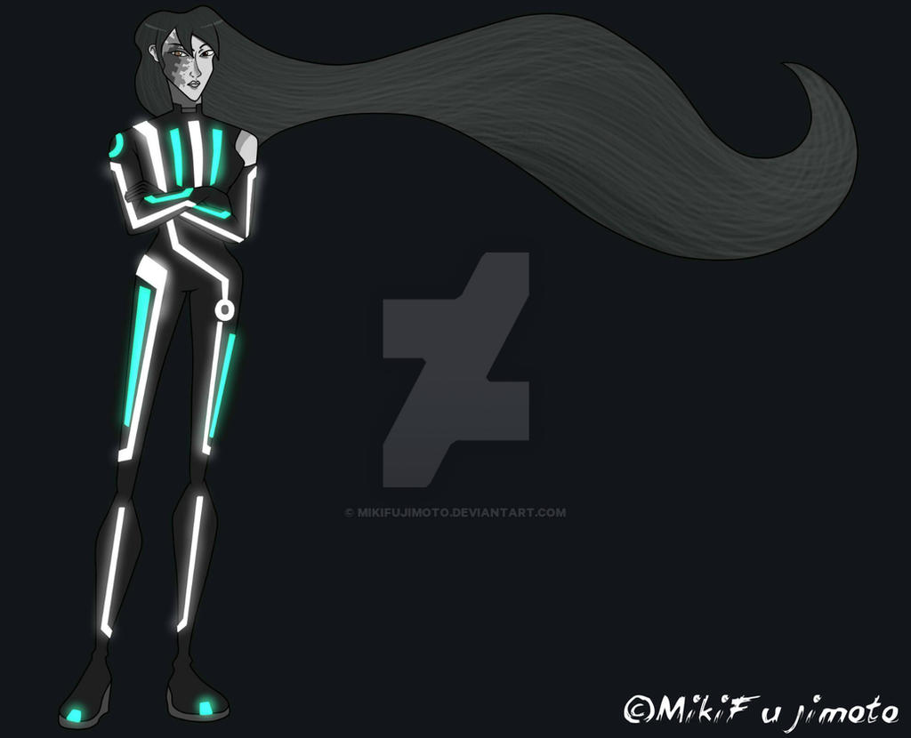 TRON: UPRISING- Ruby(OC) no braid