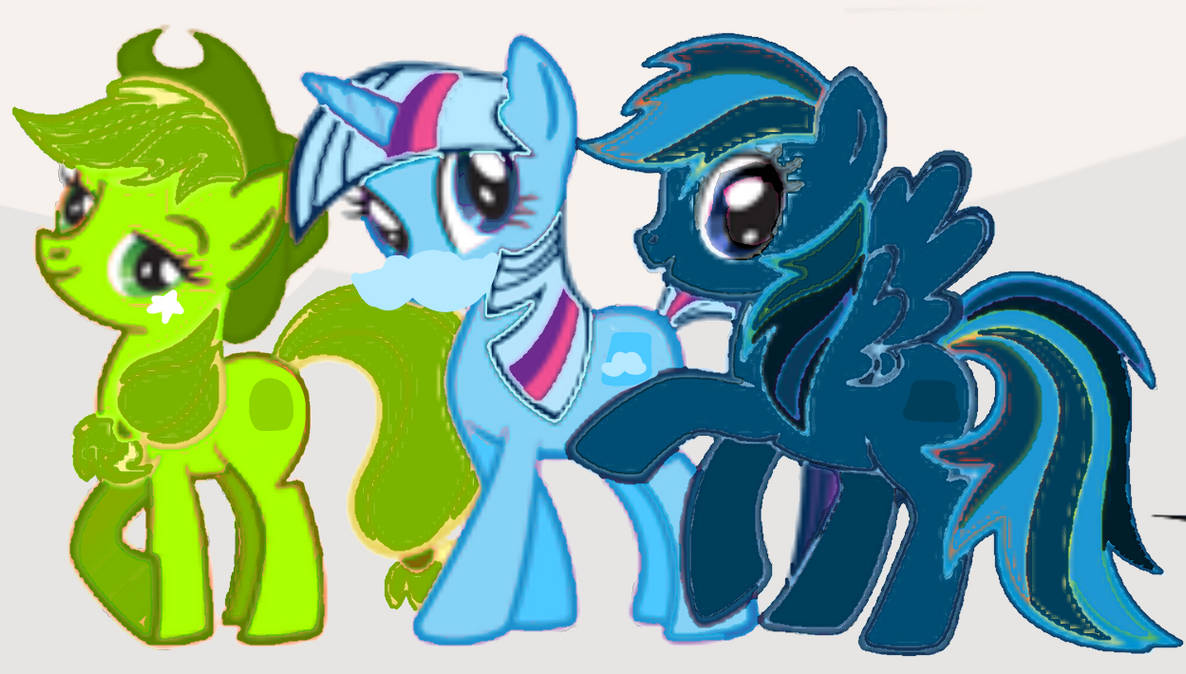 new colourblocks in MLP style by 209AestheticQueen on DeviantArt
