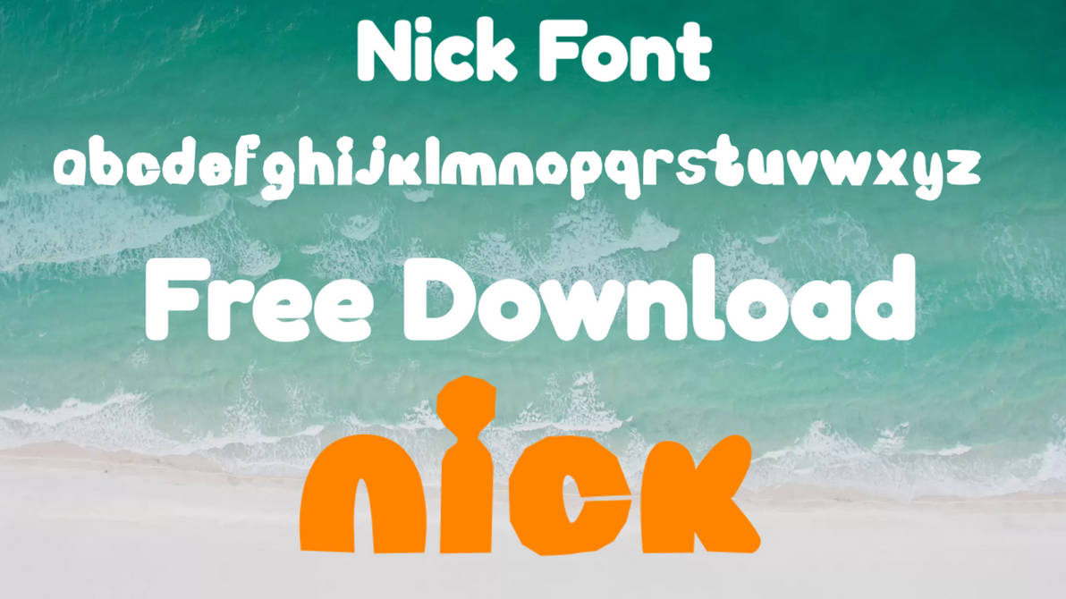 Nickelodeon Font Download _ Font Nickelodeon download free ...