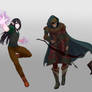 Characters for eventual fantasy/adventure comic