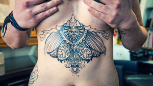 skull tattoo wings 6