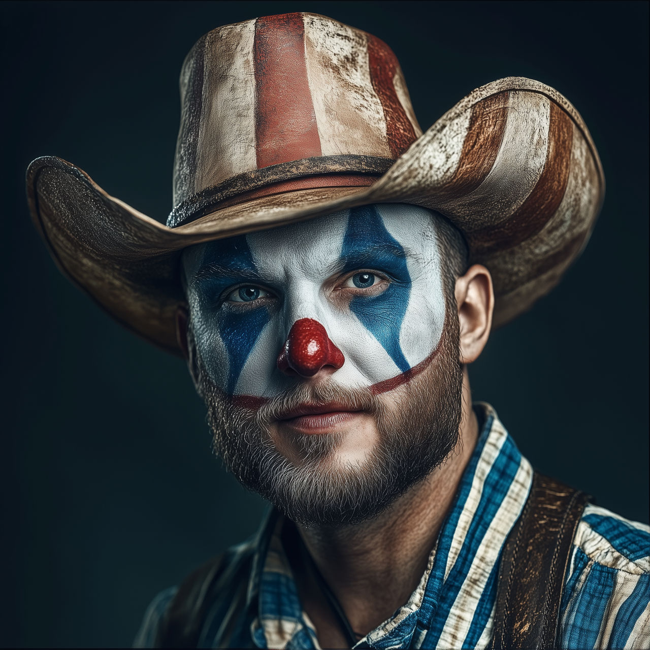 Eastern Rodeo Type Face Rodeo Clown Face Paint by tribaleyes01 on DeviantArt