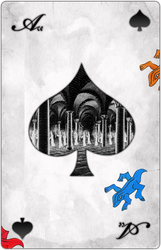 Mc Escher Card - Ace