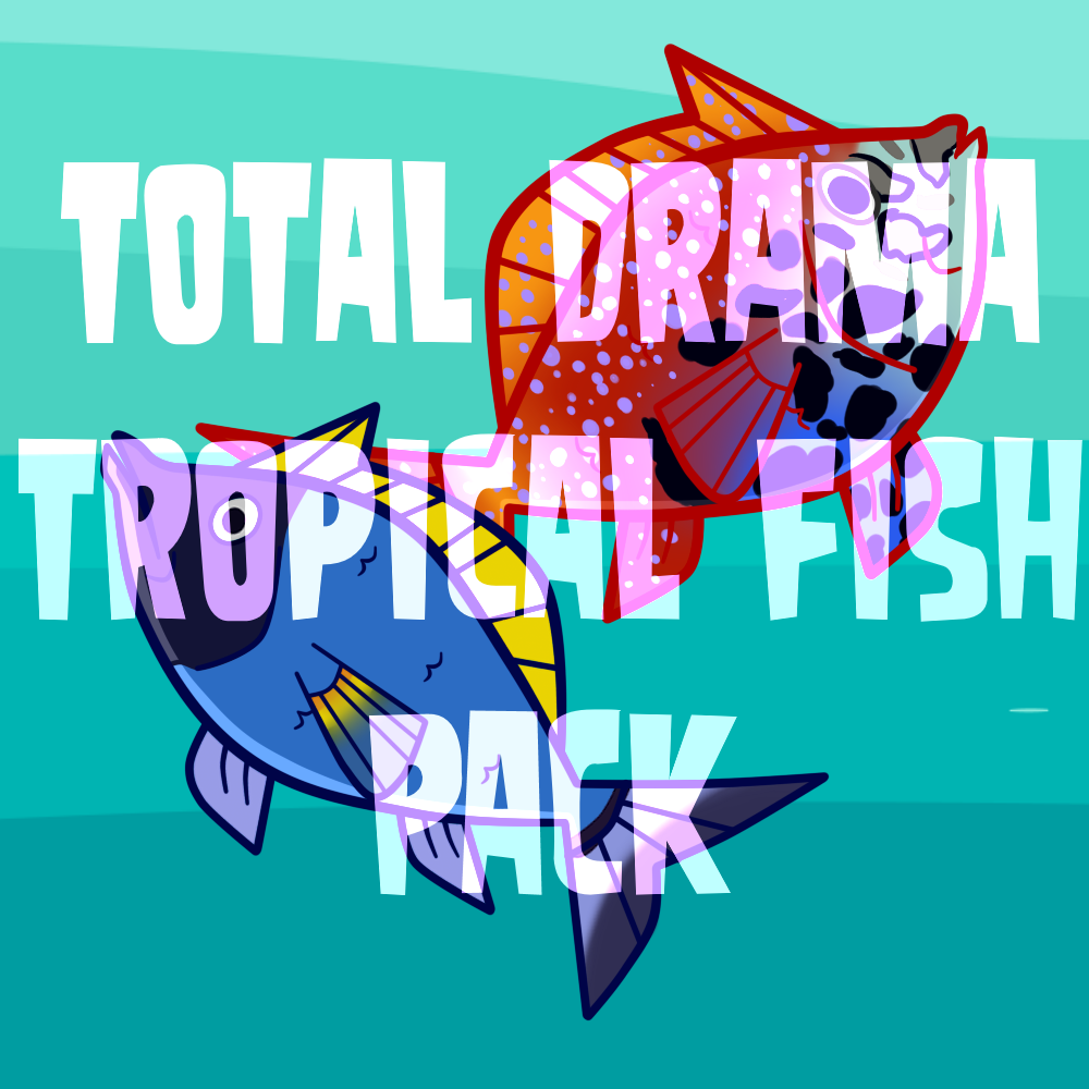 TOTAL DRAMA TROPICAL FISH PACK