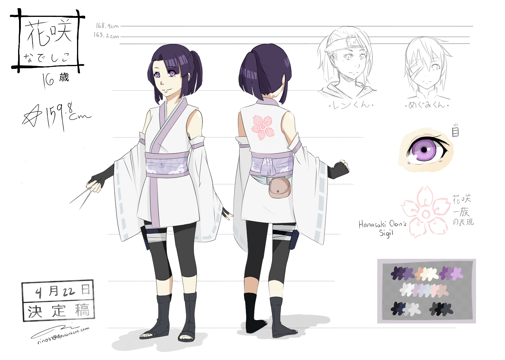 Naruto OC Settei: Nadeshiko