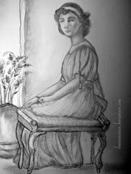 Sketching the Grand Duchess Tatiana of Russia 2