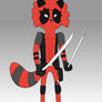 Sammir The Bear As Deadpool