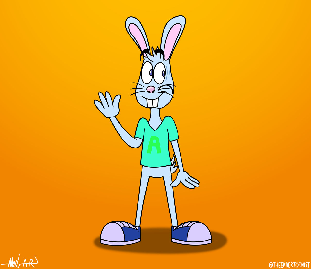 Alvin Rabbit (New Character) by TheEnderToonist on DeviantArt