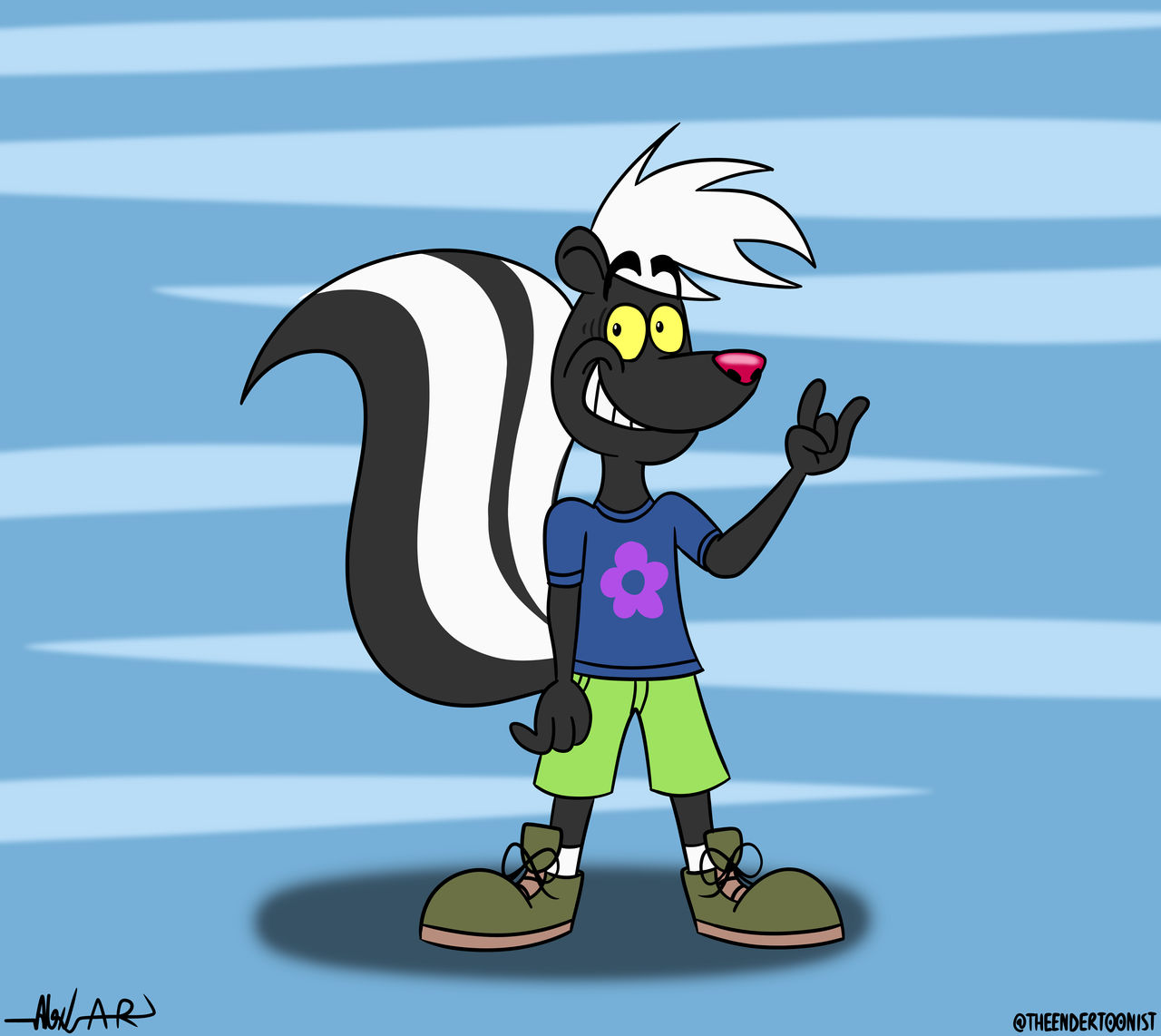 (Gift Art) Clunk The Skunk by TheEnderToonist on DeviantArt