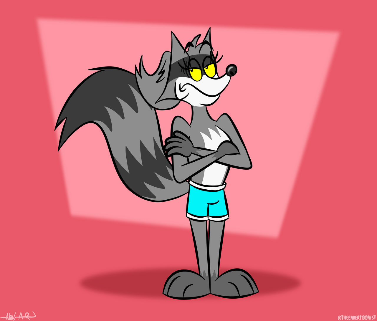 Cartoonia Rachel Rabbit (Art Trade) Rachel The Raccoon by TheEnderToonist on DeviantArt