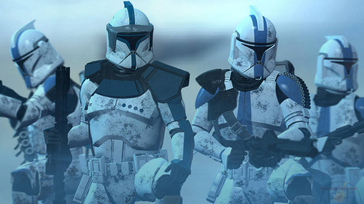 ARC Lieutenant And 501st Clone Trooper Phase One by TerritoryTunguska on DeviantArt