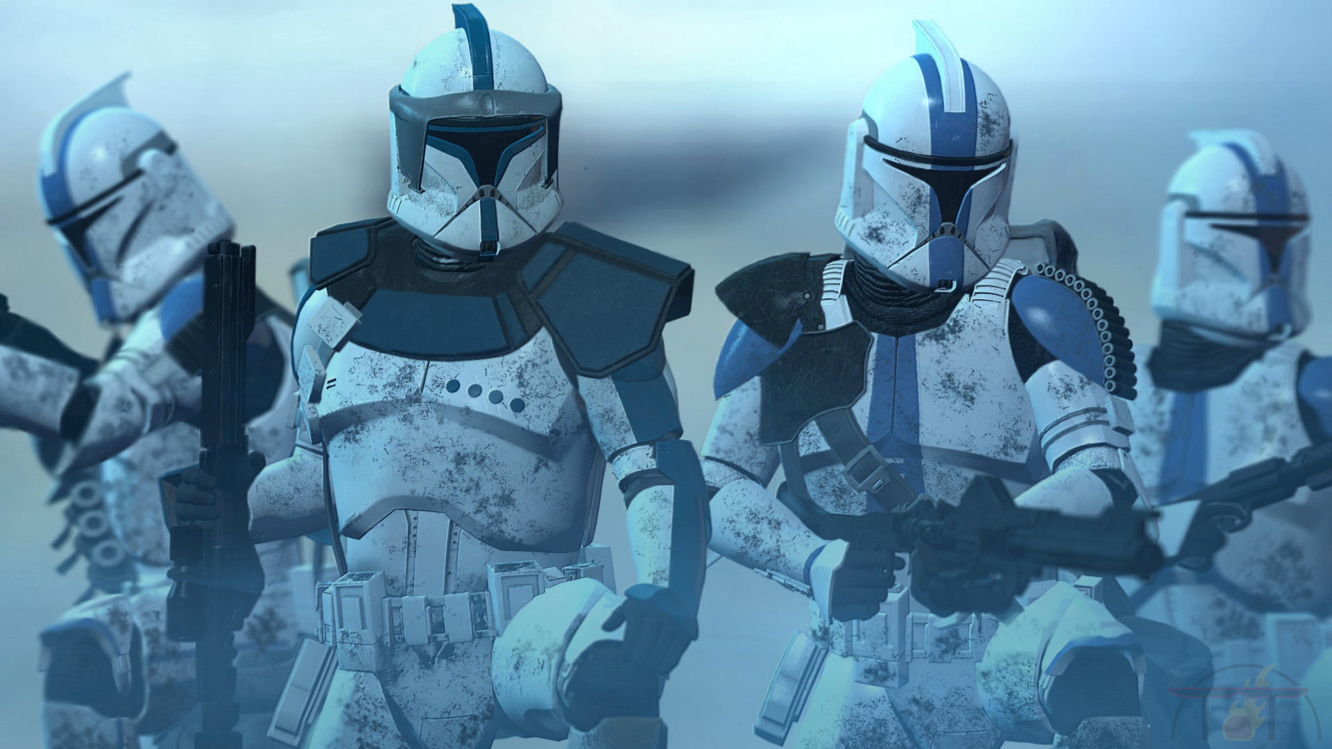 Arc Lieutenant And 501st Clone Trooper Phase One By