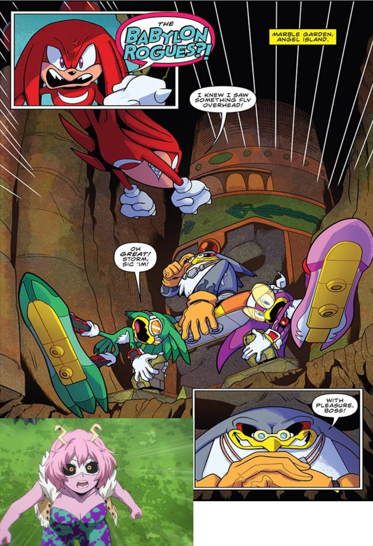 Sonic Babalyn Rouges Devienart Model Knuckles and Mina vs Babylon rogues by GeoOmega123 on DeviantArt