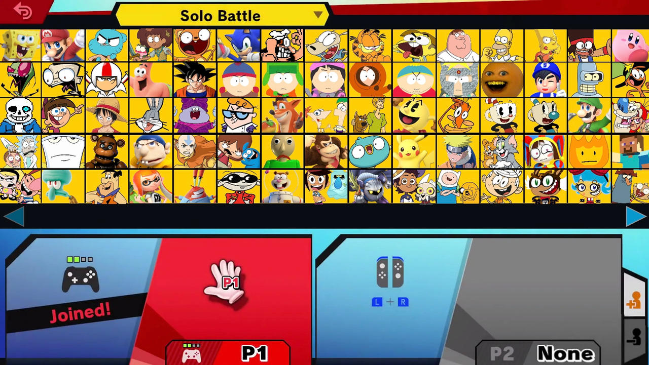 My Custom Super Smash Bros Roster (Section 1/4) by KaydenDoesArt on ...
