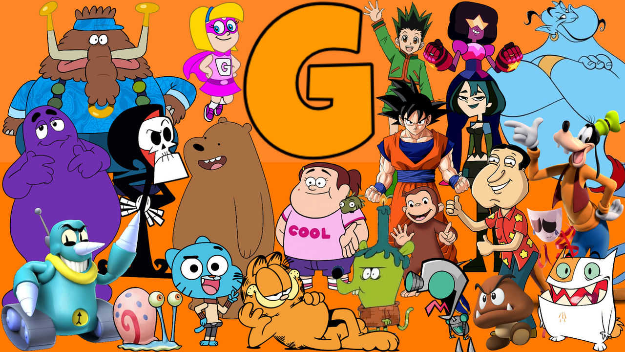 Character G Lettering My Favorite Letter G Characters (Remastered) by KaydenDoesArt on DeviantArt