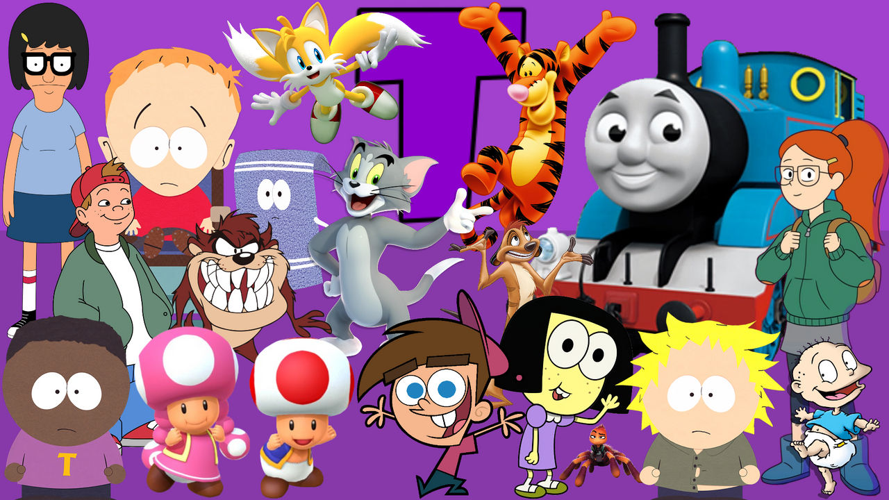T Characters My Favorite Letter T Characters (Remastered) by KaydenDoesArt on DeviantArt