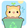 Chibi Recycled Cat