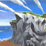 Made Up Cliff Painting