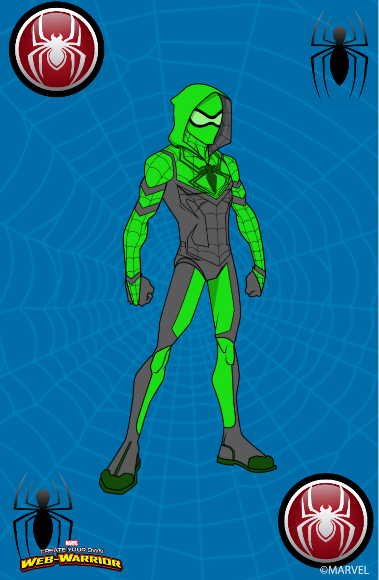 Green-Widow(Web Warrior creator) by REDTHEIF56 on DeviantArt