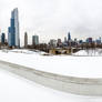 Chicago Skyline in the Snow - February 2013