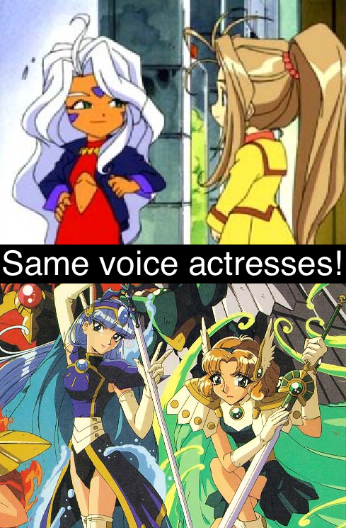 Same voice actresses 15