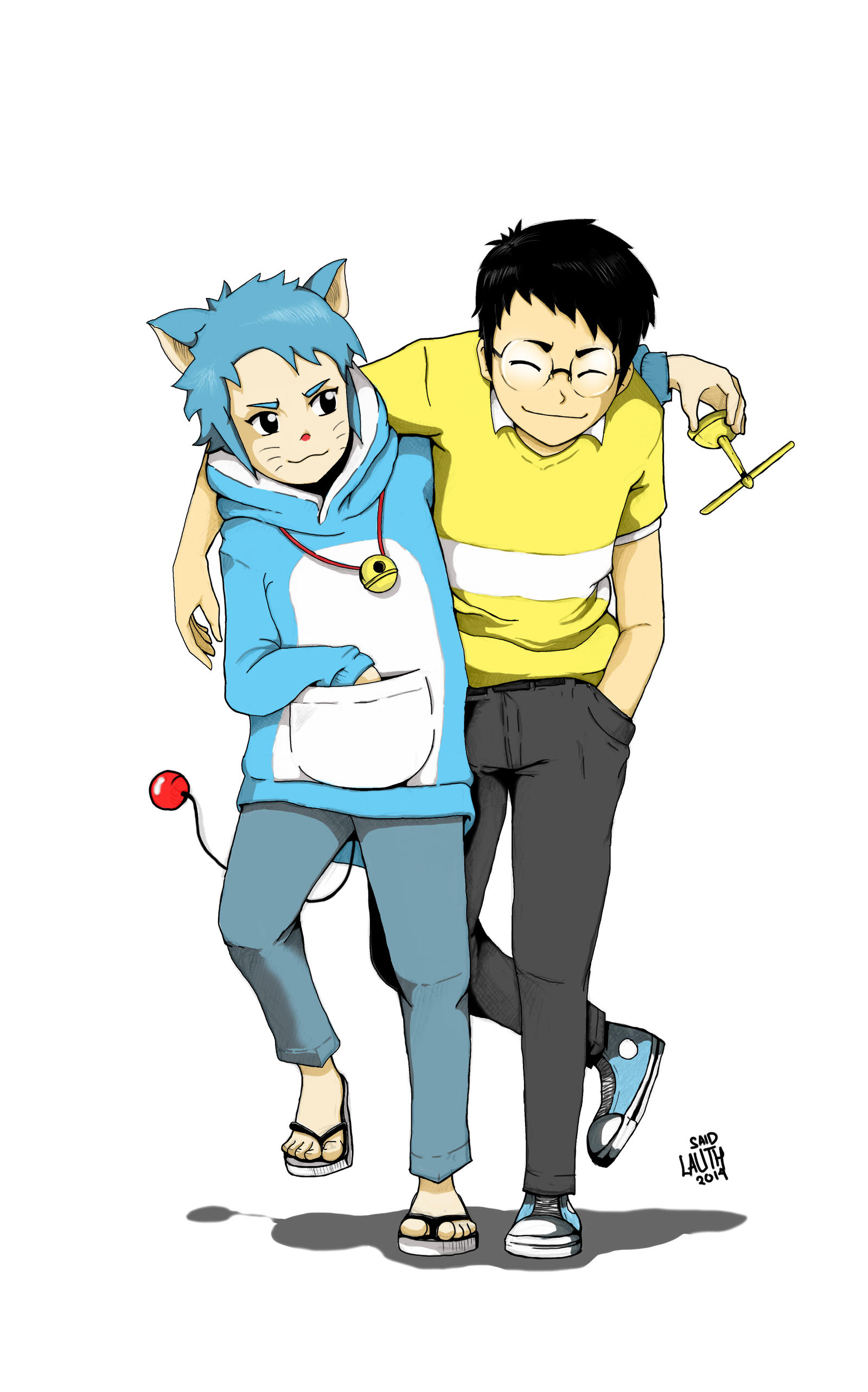 Doraemon And Nobita by saidlauthfan on DeviantArt Doraemon And Nobita by saidlauthfan on DeviantArt