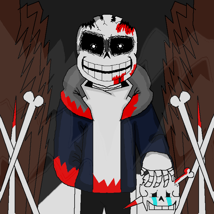 Killer!Sans fanart : r/UnderVerse